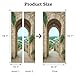 Door Sticker Medieval Doorway Leading to Tuscan Countryside Italy Door Decal Mural Self-Adhesive Peel and Stick Removable Refrigerator Wrap Stickers Poster Wall Decor 30.3