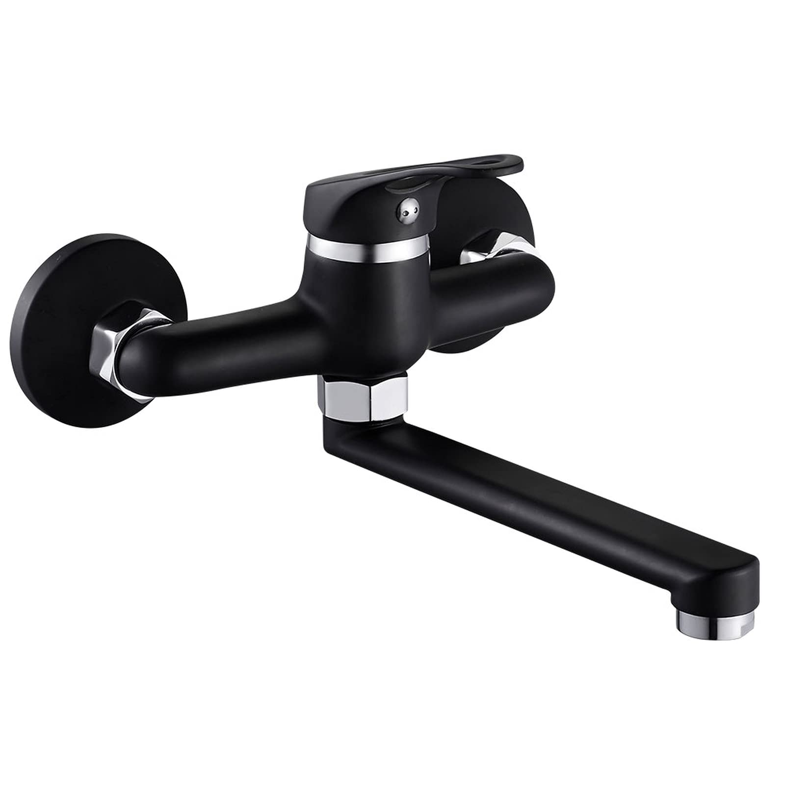 ZYCHSJXA Kitchen Faucet Mixers Wall Mounted Single Handle Mixer Tap Sink Rotation Hot Cold Water Mop Pool Basin