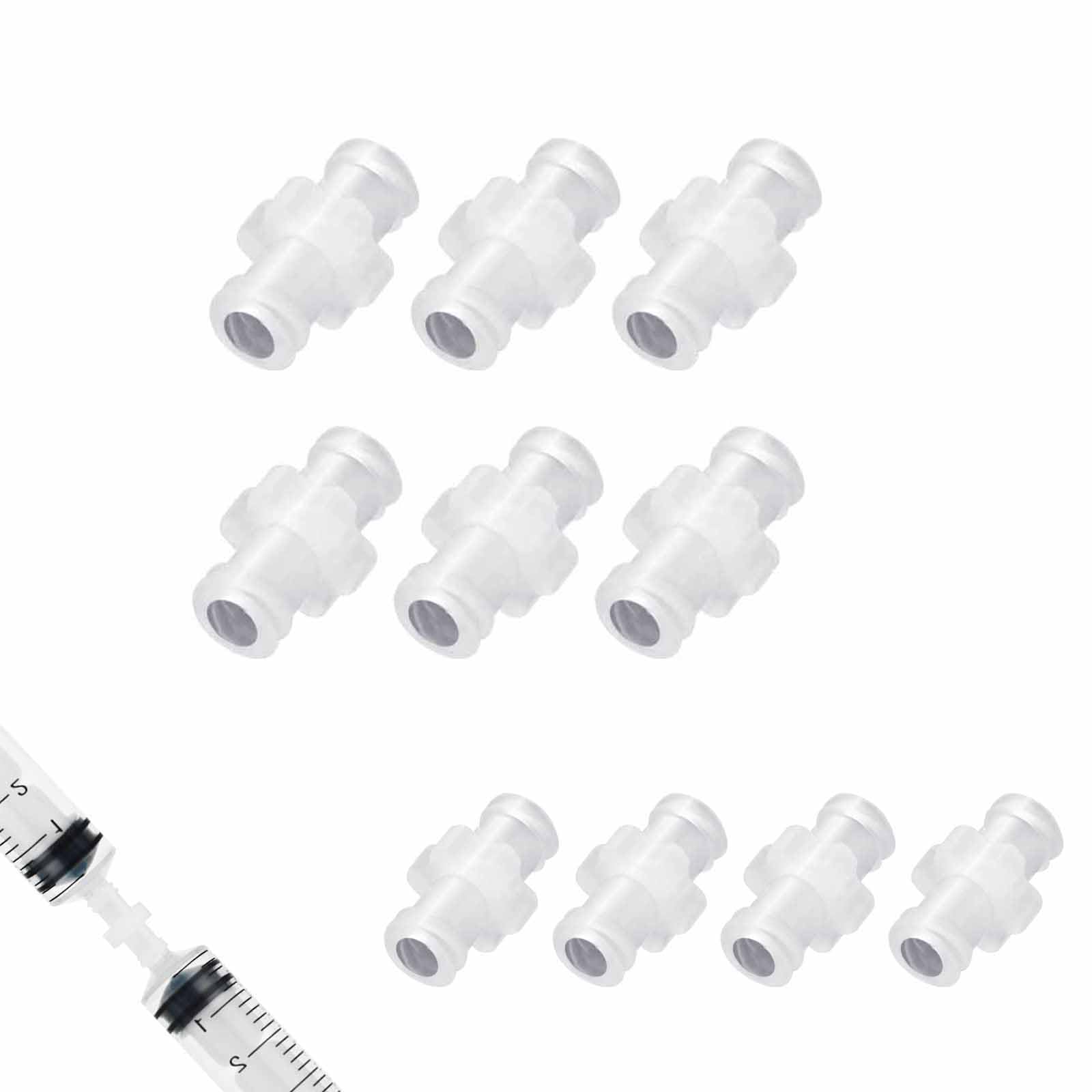 10 PCS Double Female Luer Lock Connector, Luer Lock Syringe Adapter for 1ml Syringe with Medicine Bottle, Precision Fluid Transfer Joint for Lab Applications-picture-30