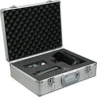 ALUMAXX 45136 Multifunktionskoffer Stratos II, Piloten Koffer Aluminium, Aktenkoffer Alu, Fotokoffer, Pilotenkoffer, Koffer ca. 40 cm, Schwarz, 39,5 × 32 × 16,5 cm