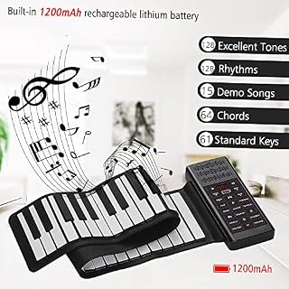 Btuty 61 Clés Électrique Clavier Piano À Main Flexible Pliable Piano Silicone Clavier Haut-parleur Intégré Batterie Au… - Les Beatles, Paul McCartney, John Lennon, RIngo Starr, George Harrison Btuty 61 Clés Électrique Clavier Piano À Main Flexible Pliable Piano Silicone Clavier Haut-parleur Intégré Batterie Au… – Image 5