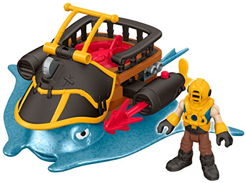 imaginext pirate figures - Fisher-Price Imaginext Captain Nemo & Stingray