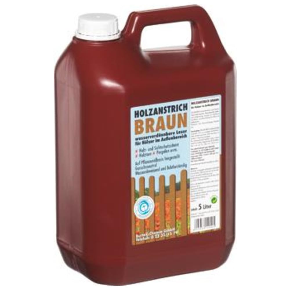Format 4005666129405 – Holzanstrich 5 l. braun kunststoff-kanister