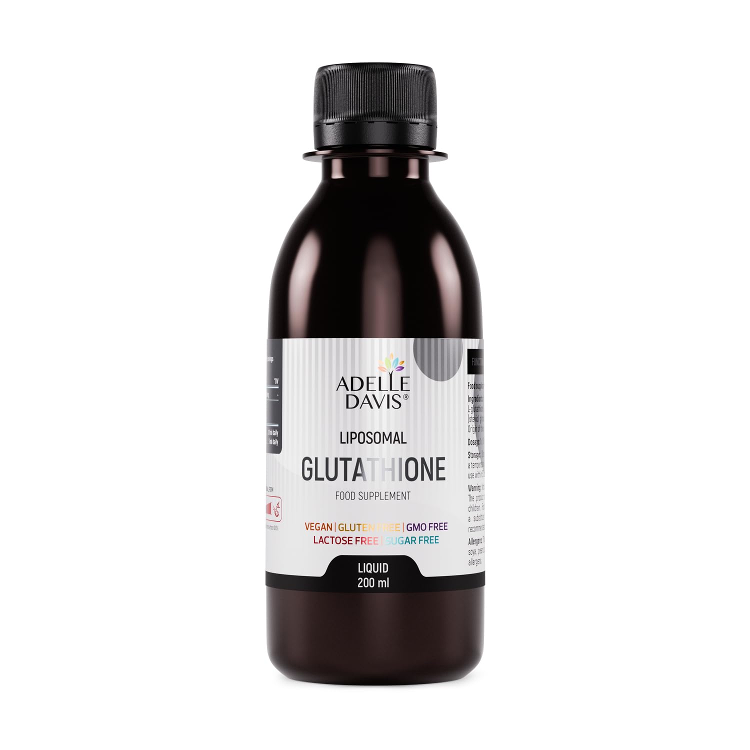 Adelle Davis Liposomal Glutathione Liquid 500 mg - Glutathione High Dose -  Liposomal Drops 200 ml with Pineapple Flavour - Vegan, Gluten Free - Made  in EU : Amazon.de: Health & Personal Care