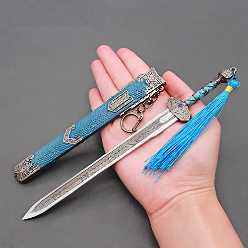 Naraka: Bladepoint Metal Longsword Fang Of Nabi Game Collection Action Figures Toys Sword Party Supplies Desk Decoration Backpack Pendant Gift (Fang Of Nabi) #TOP6