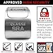 KRASER KR10S Alarm Disk Lock Approved SRA, Optional 120dB Alarm ON/Off, Double Locking ø10mm, High Security Anti-Picking Lock, Stainless Steel Anti Theft Wheel Brake Lock for Scooter Motorcycle