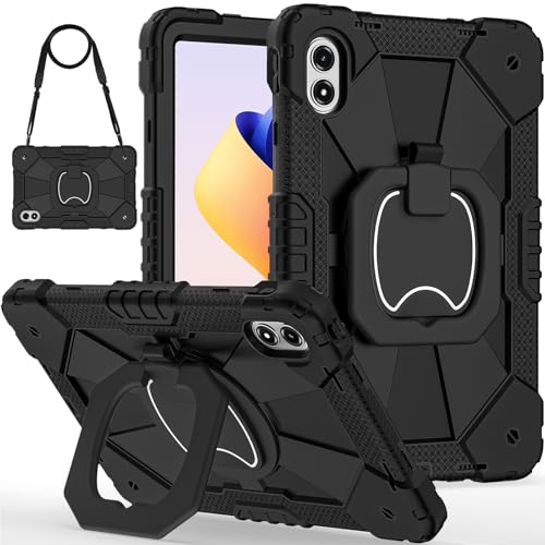 Aokil �Ή� For REDMI Pad 2 Pro 12.1�C���` �n���h���P�[�X REDMI Pad 2 Pro 5G�p ���@�\�J�o�[ 360�x��]�����O�X�^���h �ϏՌ� �ČRMIL�K�i ���|�� �΂ߊ|�� ������t�� �n�[�h �V���R�� �ϋv�� �O�w