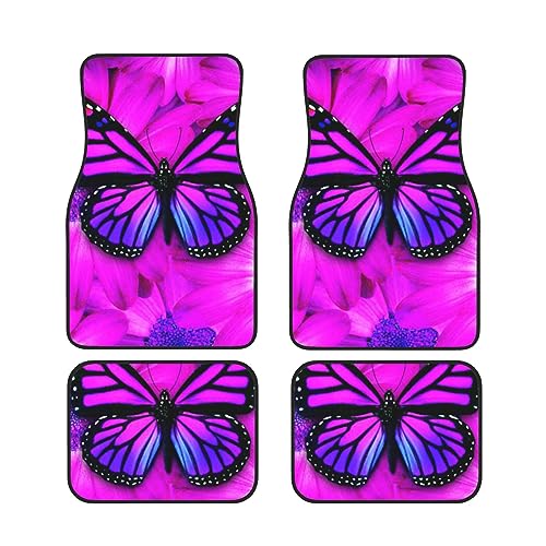 Tapis de sol universels pour voiture violet pour éliminer la boue et l'humidité sur la moquette