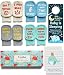 Funplus/Fun+ Christmas Baby Socks Gift Baby Shower and Newborn Present Cute and Funny Quote 4 Pair Set Anti-Skid 3-12 Months