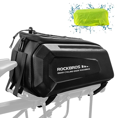 Sacoche arrière vélo 9L noire imperméable bikepacking portable