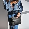 Lavalen Leder Umhängetasche Damen Mittelgroß - Ledertasche Handgefertigt - Damen Tasche Mehreren Fächern - Crossbody Bag - Mehrere Reißverschlüsse -Hochwertige Handtaschen & Handbags for Women-Schwarz #1
