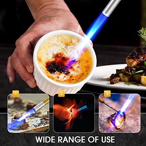 High Intensity Propane Torch Head For Map Pro Mapp Propane Tank Portable Trigger Start Soldering Torch For Gas Welding Stripping Paint Searing Steak #TOP6