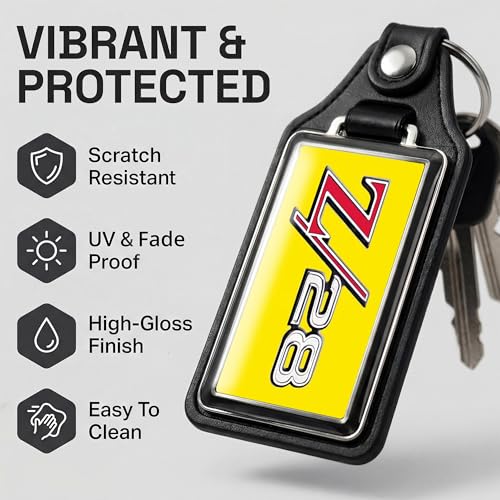 Image of Brotherhood Car Key Chain for Camaro - Classic Models Keychain for Men and Women Gift Key Ring - -