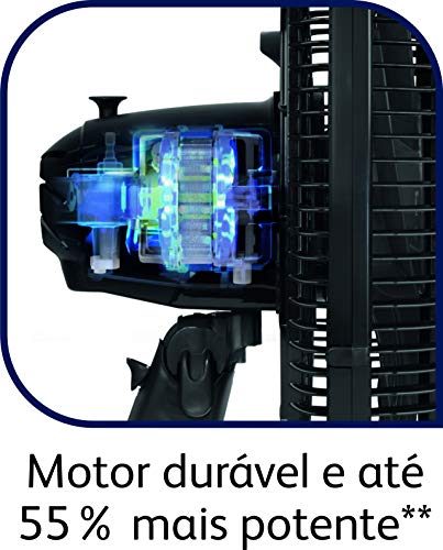 Ventilador Silence Force Repelente Líquido Arno Preto 110V