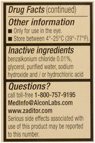zaditor antihistamine eye drops 5-ml