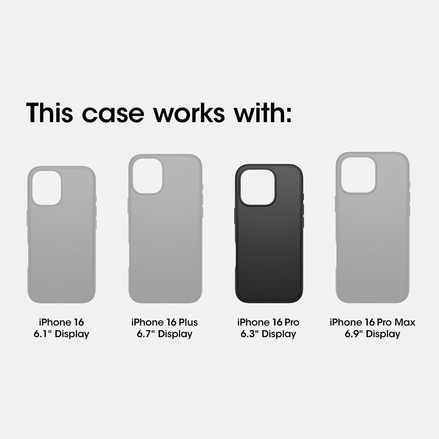 OtterBox Funda MagSafe para iPhone 16 Pro (Solamente), Serie Commuter MagSafe, orquídea especiada (Azul y Gris), imanes Integrados, Delgada y Resistente, fácil de Usar, con protección de Puerto