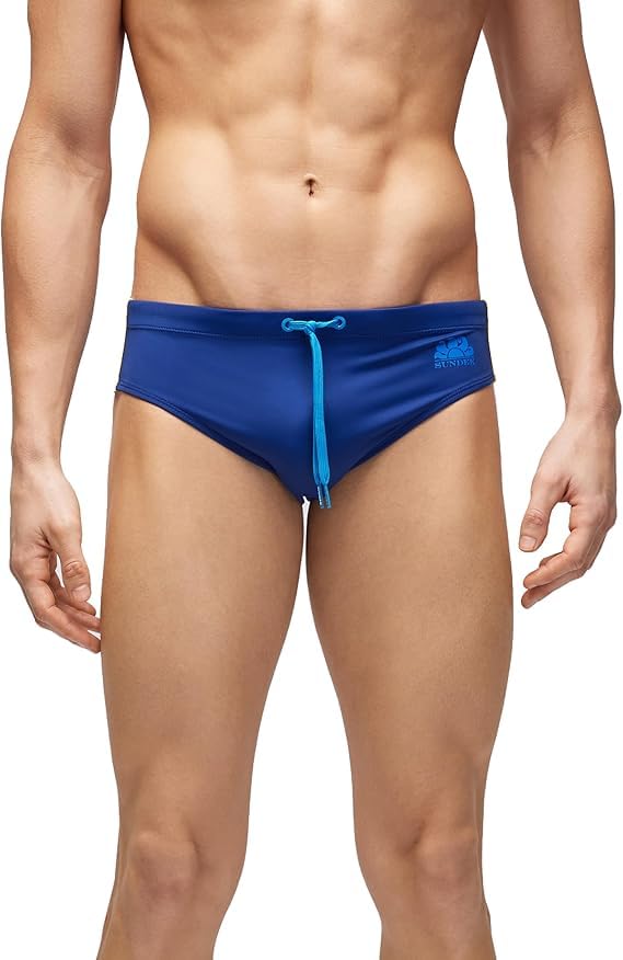 Short de bain vintage SUNDEK Diwalter A9902 bleu marine Taille S