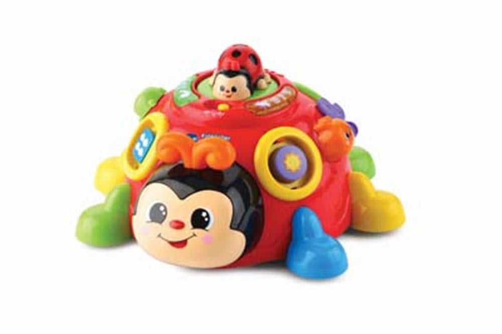 VTech Baby Fröhlicher Lernkäfer – Interaktives Sortierspielzeug zum Lernen von Formen, Farben und Zahlen – Für Kinder von 12-36 Monaten