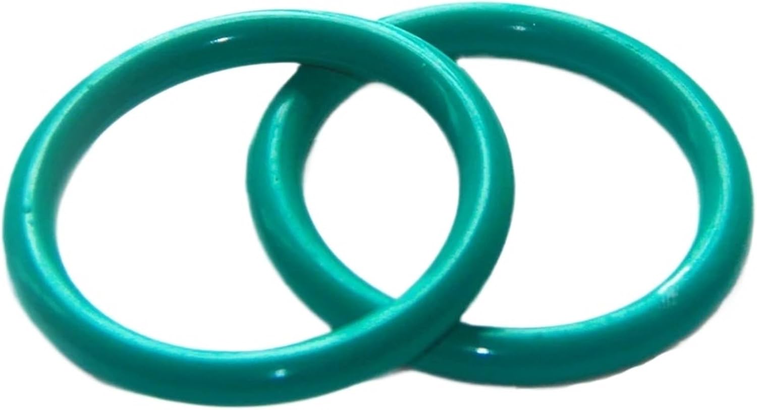 1~5Pcs O-Ring Sealing Ring CS Wire Diameter 3mm OD 9mm-400mm Green Seal Gasket(OD 12mm (5Pcs))