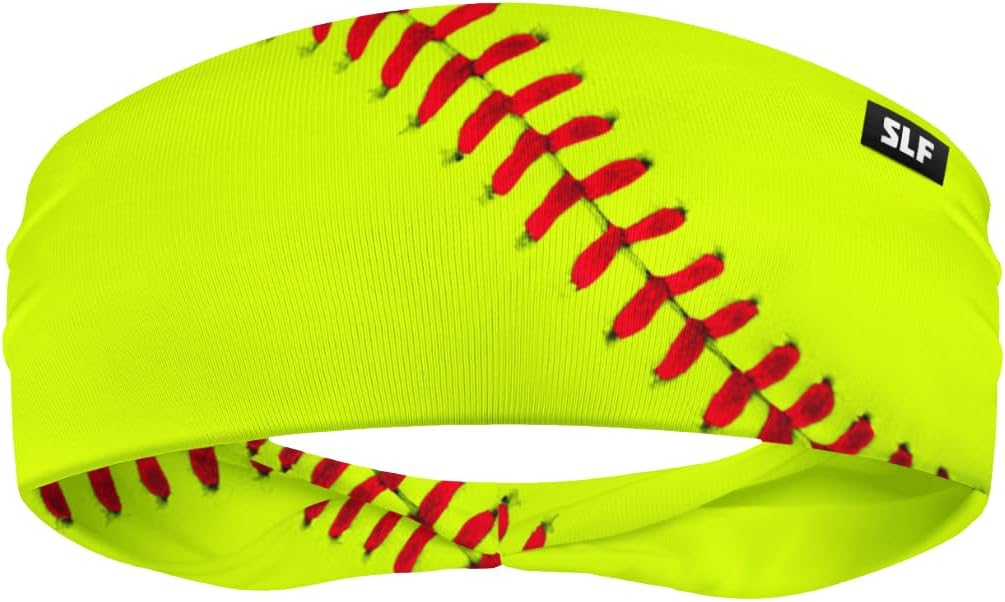 SLEEFS Sweat Bands Headbands Men & Women - Cooling Sports Mens Headband for Running, Football, Basketball, Cycling, Workout - Sweat Moisture Wicking Head Band Stretch Fit, Non-Slip Design - One Size