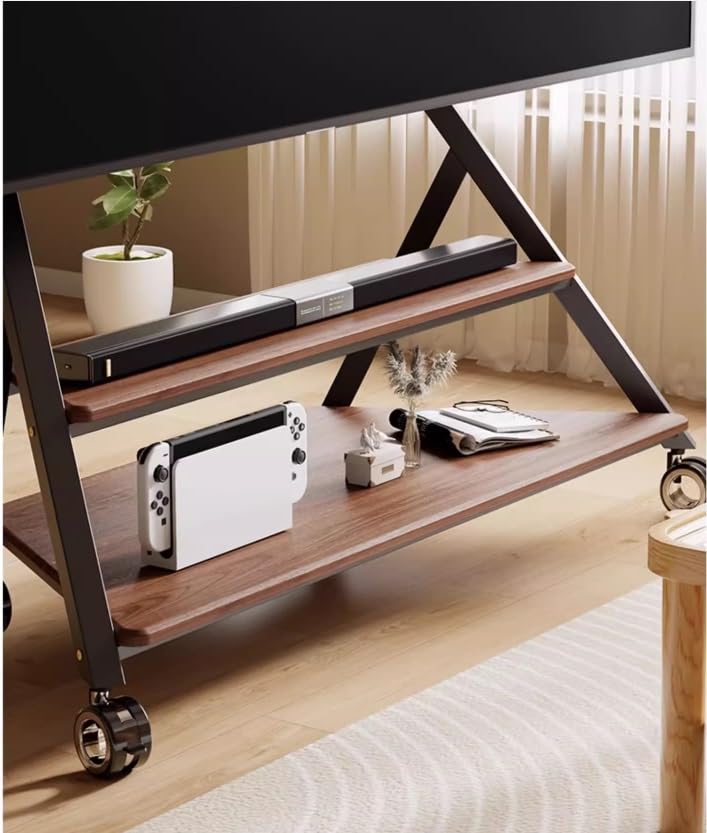 Soporte móvil universal para TV de 60" a 100" con ruedas miniatura 3