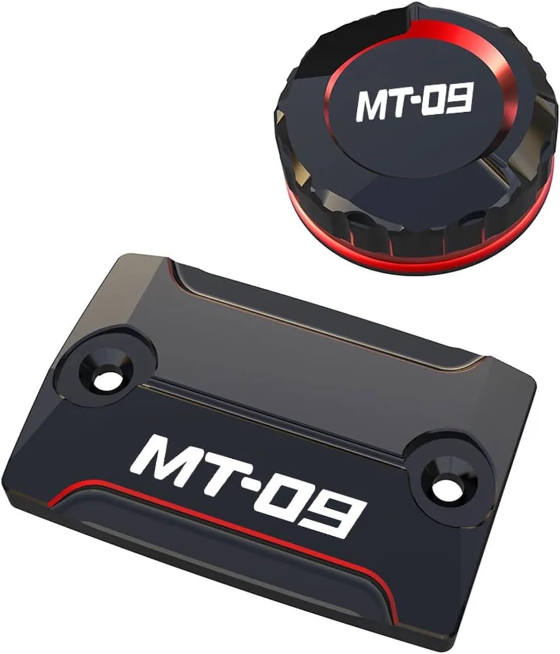 Motorcycle Front Brake Cover Motorcycle Accessory Front Rear Brake Fluid Reservoir Cap Cover and Oil Cap for MT-09 MT09 MT 09 2018-2021-2022-2023
