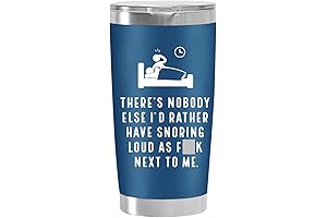 Funny Valentine's Day Gift for Men - 20oz Blue Stainless Steel Tumbler