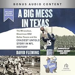 A Big Mess in Texas Audiolibro Por David Fleming arte de portada