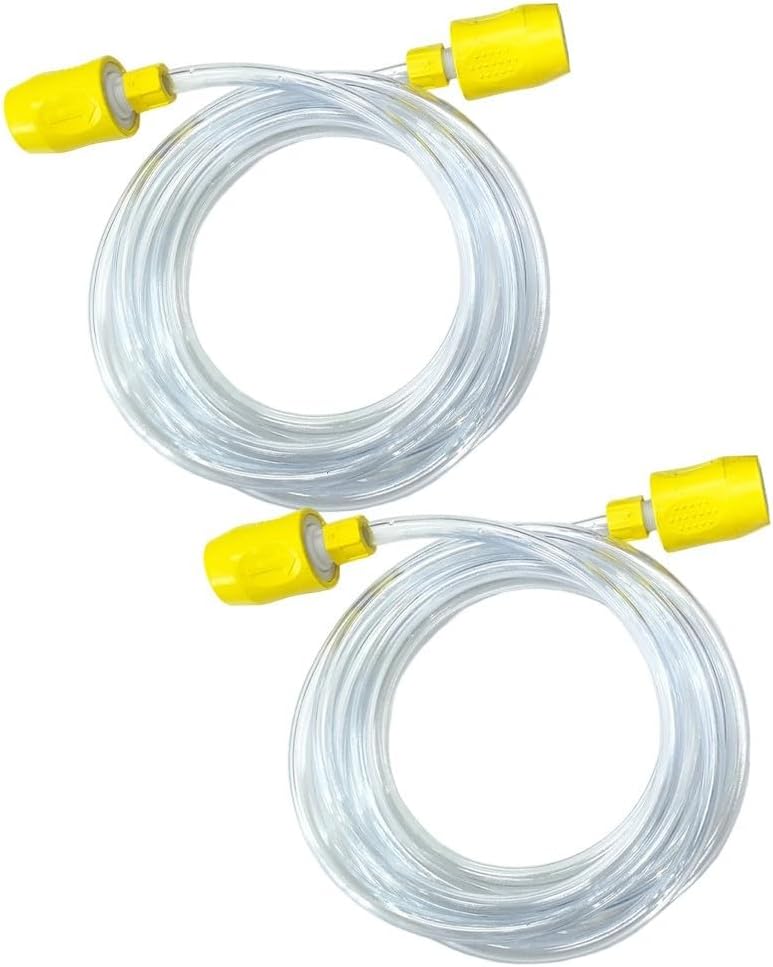 Replacement Hose Tube 2.5 Meters Compatible For Karcher Cleaning Machine Injector Function Vacuum Parts Spray Extraction System Carpet Cleaner Connector Accessories(2PACK)