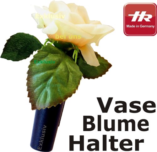 SANDINI Autovase Mit Seidenblume – Sonnenblume, Mit Clip Für Lüftungsschlitze, Für Alle Autos