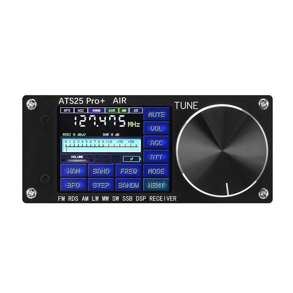 Qusedwey ATS25 Pro+ AIR Full Band Radio Receiver FM SW SSB MW LW