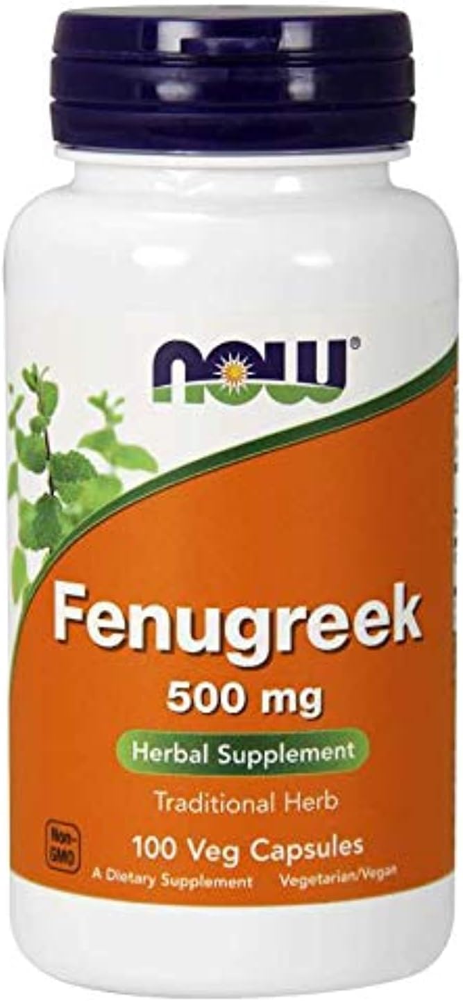 Now Foods Fenugreek 500Mg Caps. 100'S