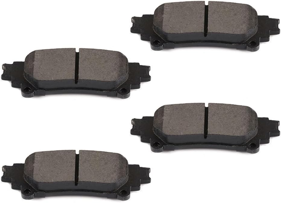 LSAILON [D1391] Rear Ceramic Disc Brake Pads Set For Lexus RX350 2010-2015,For Toyota For Highlander 2014-2019,For Toyota For Sienna 2011-2019 [4PCS]