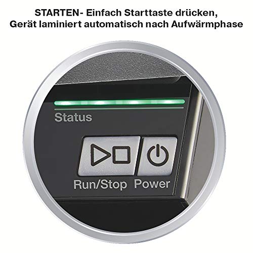 GBC Foton 30 Automatisches Laminiergerät A3, Laminiert bis zu 30 Dokumente vollautomatisch, Mit manuellem Modus, Ideal für Schulen & Büros, Inkl. Starter-Folienkassette, 4410011