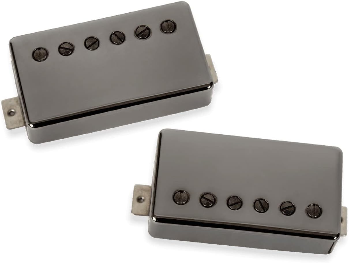 Seymour Duncan Slash 2.0 Electric Guitar Humbucker Pickup Set with Tonebird Care,Picks,Tuner,Tool Bundle Hotter APH-2 11104-20 (Black-Nickel Cover)