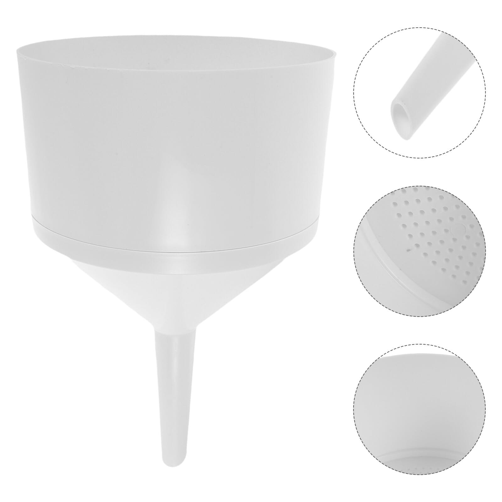 SHINEOFI Embudo Buchner de Material Plástico 150 Mm para Filtración de Laboratorio y Química, Dispositivo de Filtración para Uso Industrial y Educativo, Herramienta Filtro Versátil