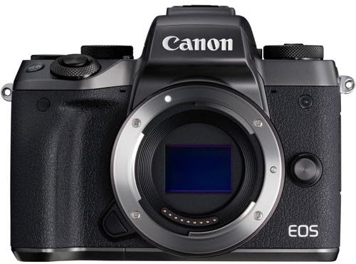 Canon EOS M5 Mirrorless Wi-Fi Enabled, Built-in Bluetooth Digital Camera Body Only International Version (Renewed)