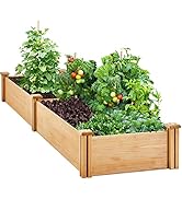 Verhoogd Bloembed met 40cm x 50cm x 200cm | Bloembakken | Plantenbak buiten | Bak de