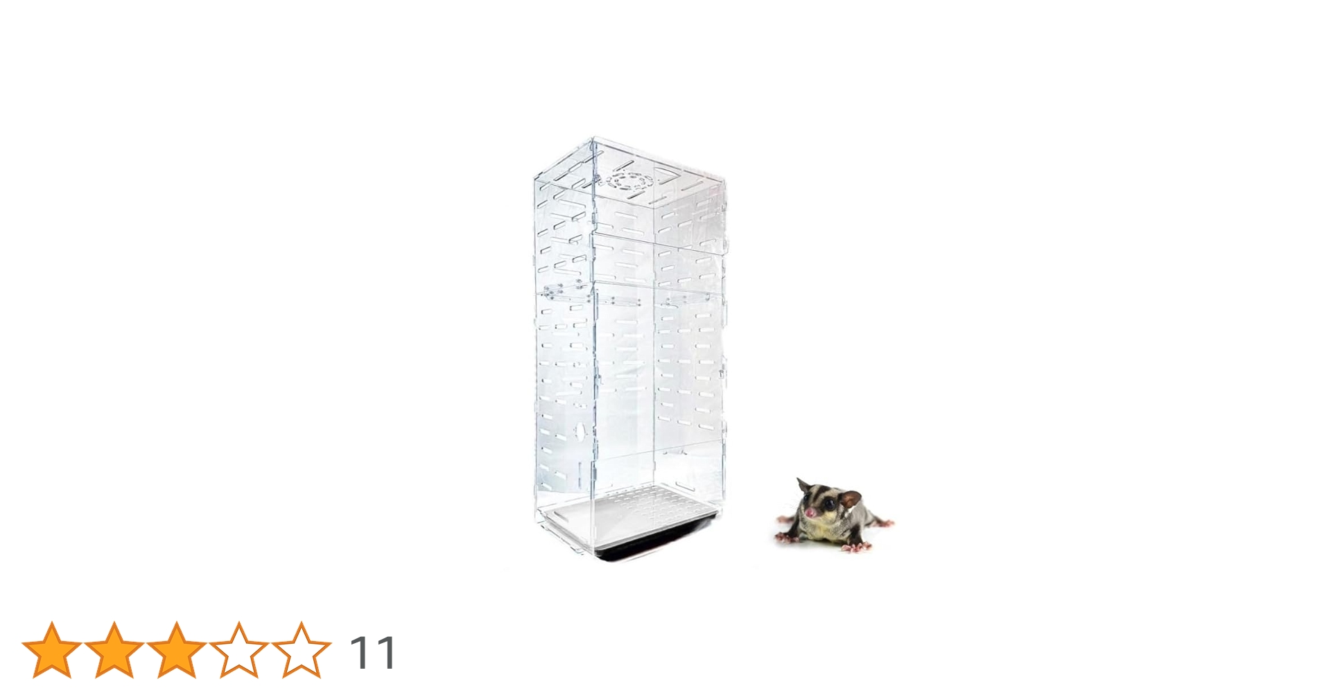 Amazon | MINORITY DESIGN フクロモモンガ 360度見渡せるアクリル