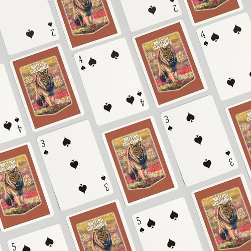Lantern Press Baraja Poker 52 Cartas Gray Wolf miniatura 4