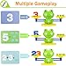 YITOOK Balance Math Game,Frog Balance Counting Toys for Boys & Girls Educational Number Toy Fun Children's Gift STEM Learning Age 3+ (Green)