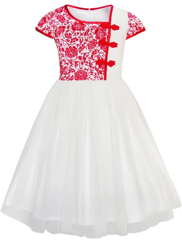 Image of Girl's Synthetic A-Line Maxi Dress