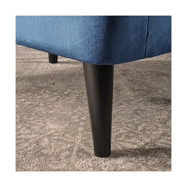 Miguel Tufted Studded Mid Century New Velvet Club Chair - Image 7