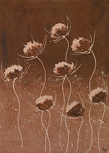 Toile encadrée Moody Browns II Leny pour sublimer un grand salon moderne