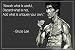 Bruce Lee's Quotes "Absorb what is useful...." Poster By A-ONE POSTERS 12x18 inch