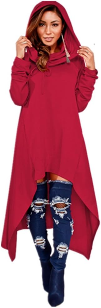 Xuan2Xuan3 Women Pullover Hoodies Sweatshirt Long Sleeve Oversize Top Shirt Dress… Xuan2Xuan3 Women Pullover Hoodies Sweatshirt Long Sleeve Oversize Top Shirt Dress…