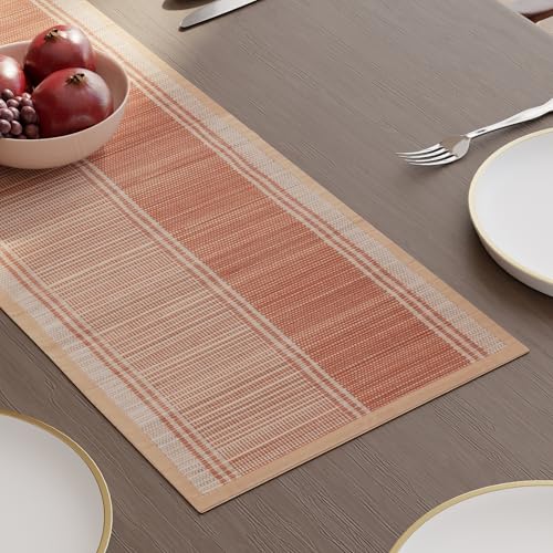 Image of Encasa XO Dining Table Runner 4 Seater, Handcrafted Madurkathi River Grass