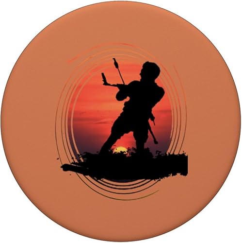 Miniatura 3 de Kitesurfing Enthusiast Riding A Wave Silhouette And Sunset PopSockets Standard PopGrip