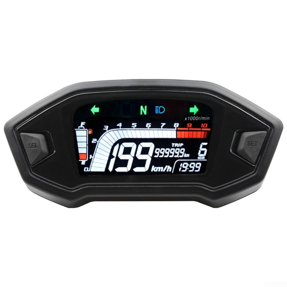 Contachilometri Induttivo LCD per Moto per atv Impermeabile Contachilometri