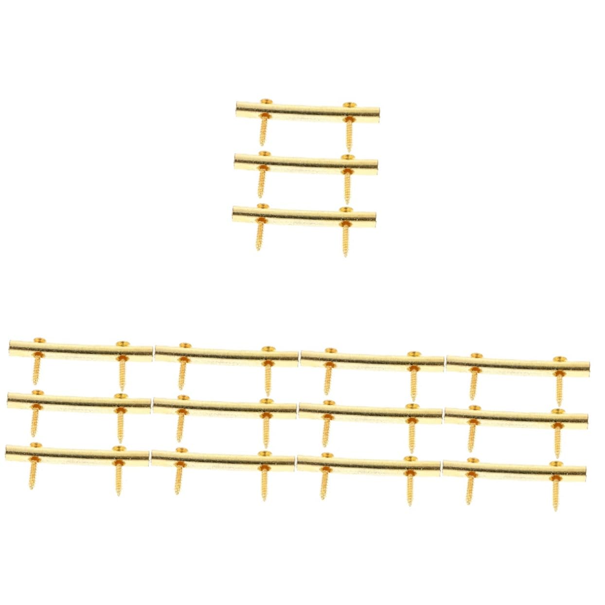 BESTonZON 15sets Dispositivi Di Stabilizzazione Per Corde Di Chitarra Elettrica Bacchette Pressione Di Facili Da Installare e Leggere Qualità Duratura Accessori Per Strumenti Musicali